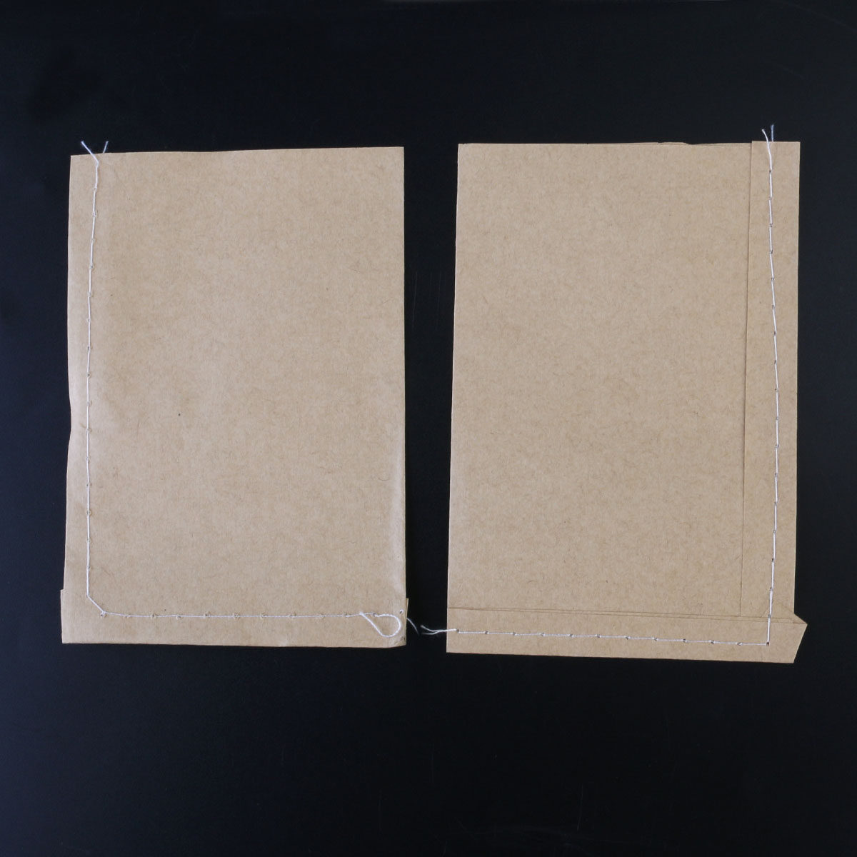 Food Storage Bag - 100개입 크라프트지 재질의 봉제식 보관용 비닐봉투,