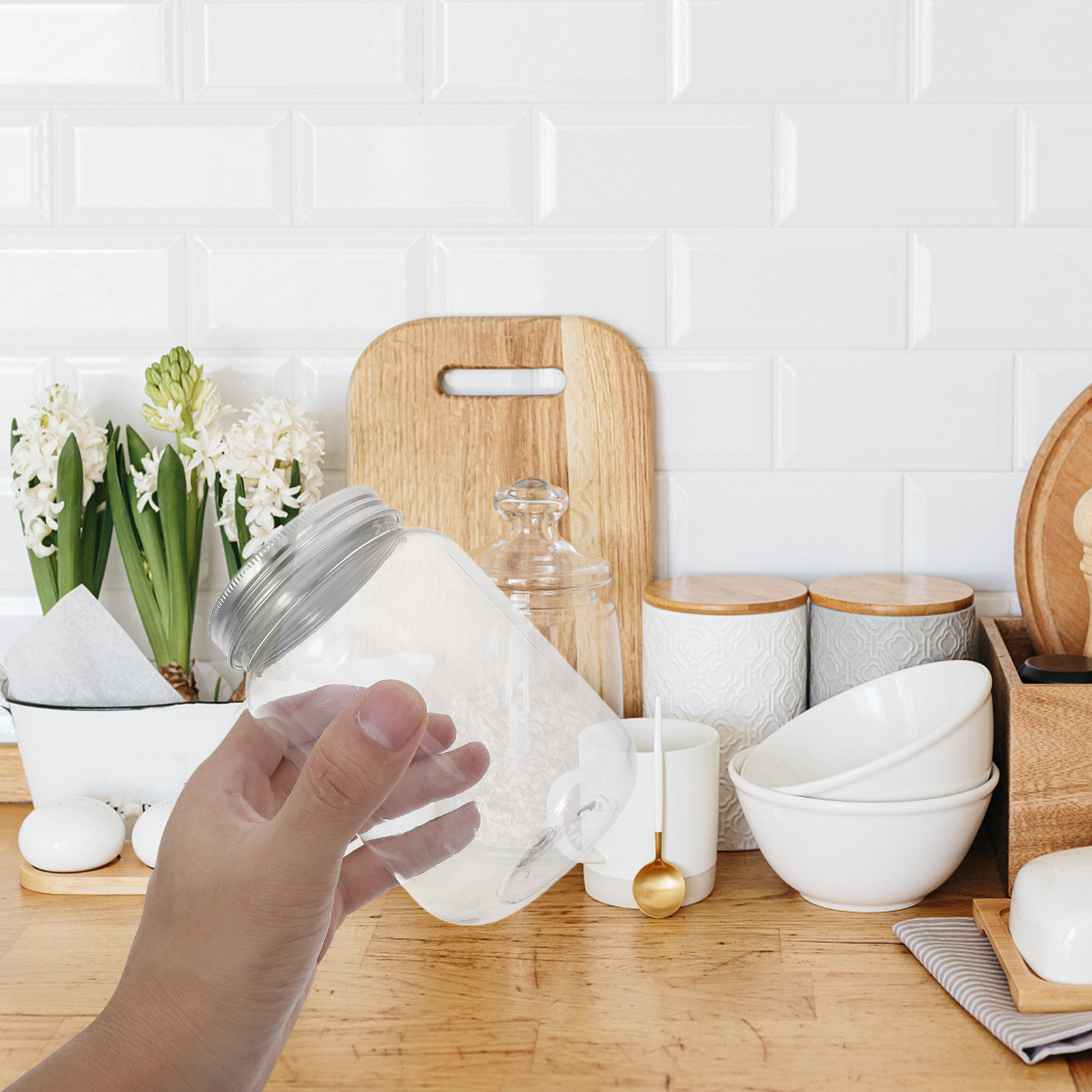 Food Storage Containers - 밀폐 가능한 뚜껑이 달린 식품 보관
