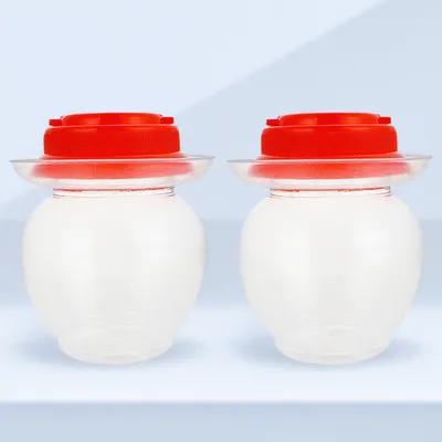 Food Storage Containers - 2개 세트, 플라스틱 밀폐 용기, 가정용,