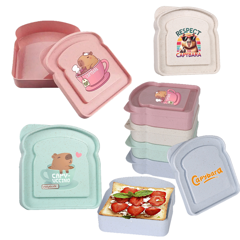 Food Storage Meals - 카피바라 샌드위치 음식 보관 케이스 컨테이너