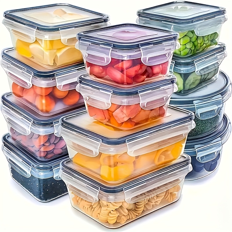 Food Storage Oven Safe - 8Pcs 용기 4개 뚜껑 4개 세트