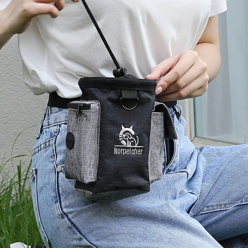 Food Storage Bag - 애완동물 훈련용 허리 가방, 산책용 강아지
