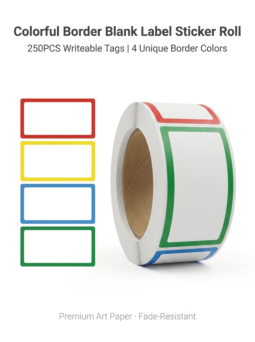 Food Storage Labels - 250Pcs/Roll 이름 저장 책 분류 스티커,