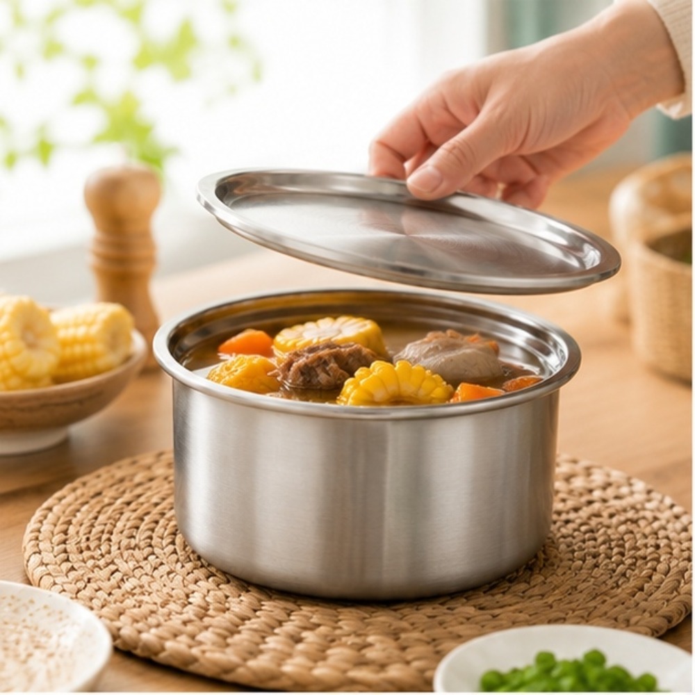 Food Storage Meals - 304 스텐 뚜껑포함 계란찜기 미니 램킨볼