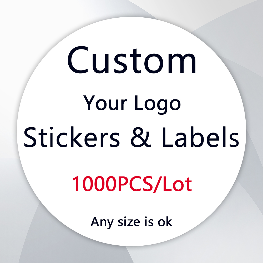 Food Storage Labels - 1000PCS 사용자 정의 스티커 로고 사용자