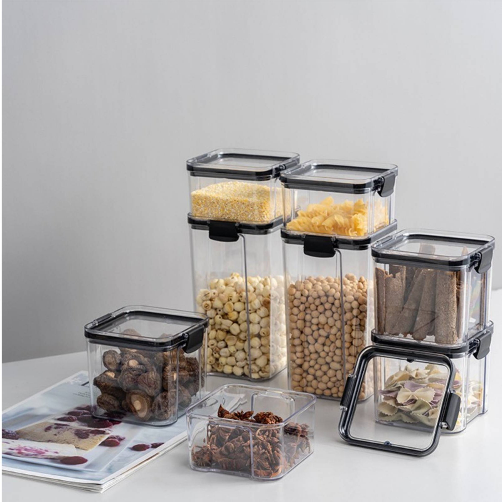 밀폐 식품 보관 용기, 습기 방지 밀봉 곡물 보관함,  - Food Storage Containers 리뷰 및 가격