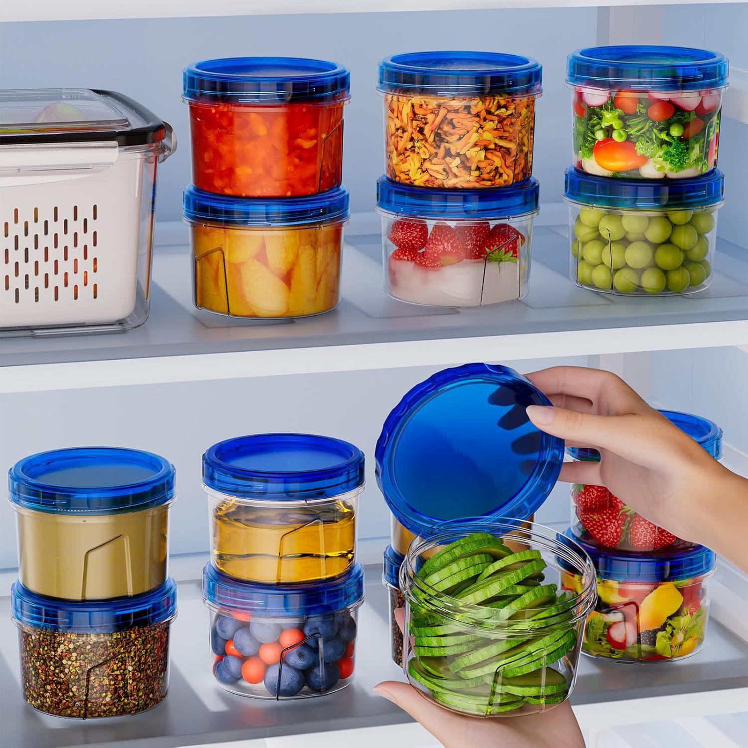 식품 보관용 냉동고 용기 6개 16온스 누출 방지 쌓을 - Food Storage Containers 리뷰 및 가격