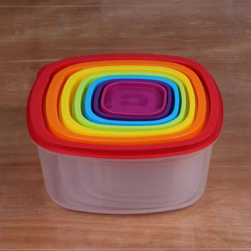 레인보우 7종 플라스틱 식품 보관 용기 - Food Storage Containers 리뷰 및 가격