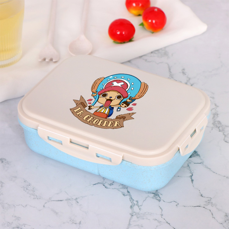 원피스 소년 소녀 도시락 상자 휴대용 음식 상자 전자레 - Food Storage Containers 리뷰 및 가격