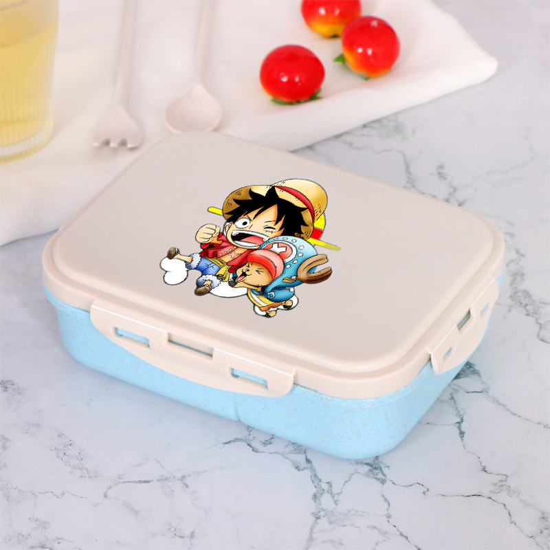 원피스 소년 소녀 도시락 상자 휴대용 음식 상자 전자레 - Food Storage Containers 리뷰 및 가격
