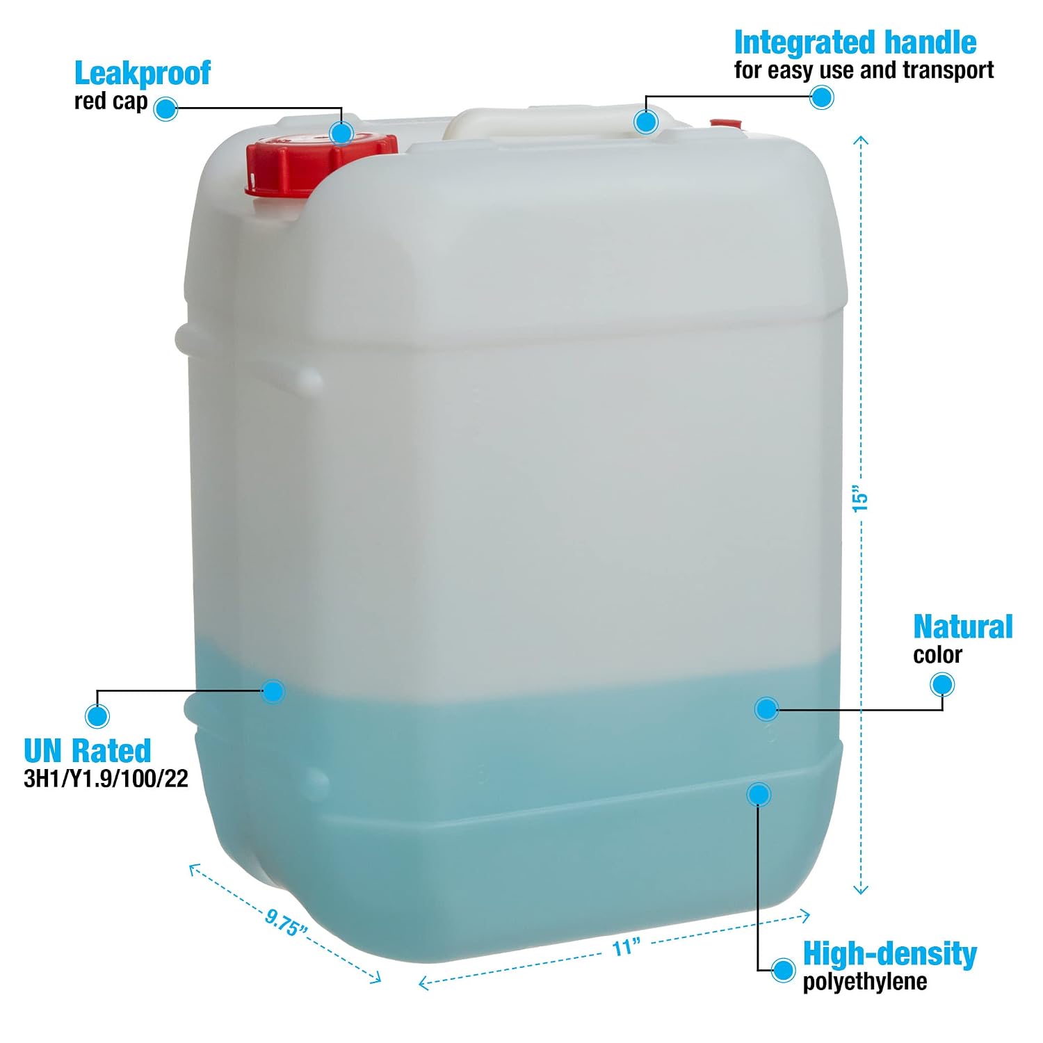 5갤런 적층형 플라스틱 카보이 용기, 누수 방지 개스킷 - Food Storage Containers 리뷰 및 가격