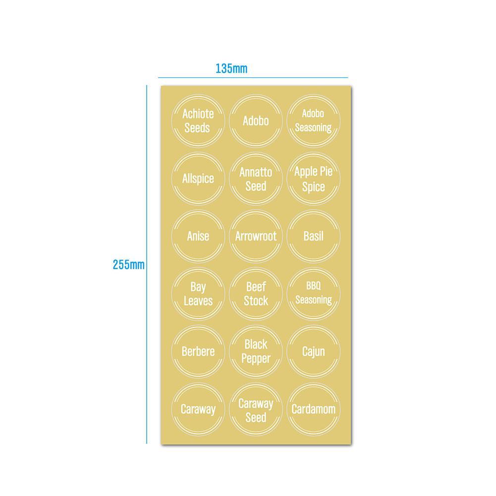 144개/세트 투명 양념통 보관 라벨 주방 용기 정리용 - Food Storage Labels 리뷰 및 가격