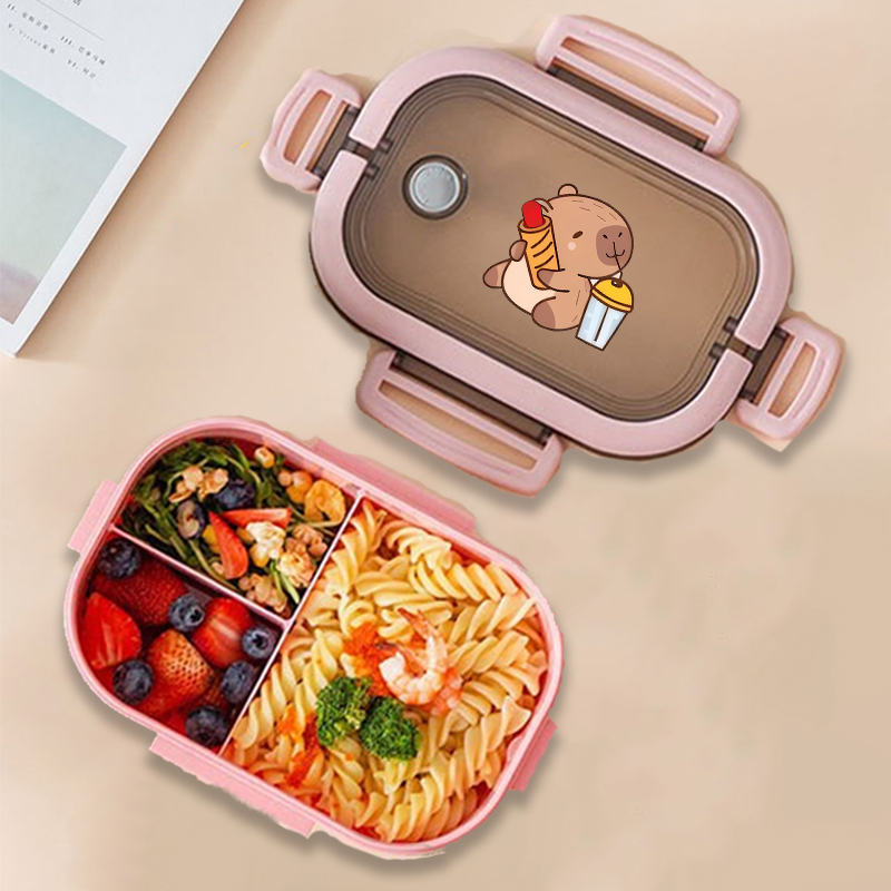 Capybara 도시락 상자 애니메이션 동물 인쇄 식품 - Food Storage Meals 리뷰 및 가격