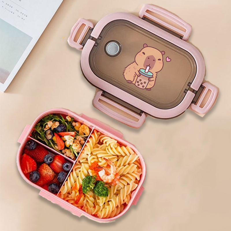 Capybara 도시락 상자 애니메이션 동물 인쇄 식품 - Food Storage Meals 리뷰 및 가격