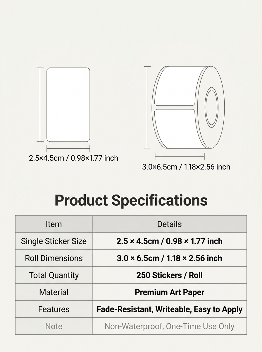 250Pcs/Roll 이름 저장 책 분류 스티커, 4  - Food Storage Labels 리뷰 및 가격