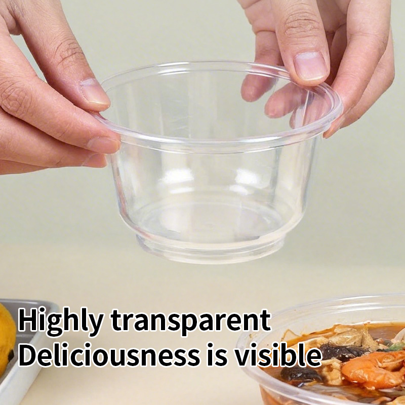 일회용 플라스틱 그릇 투명 고강도 아이스크림 디저트 과 - Food Storage Meals 리뷰 및 가격