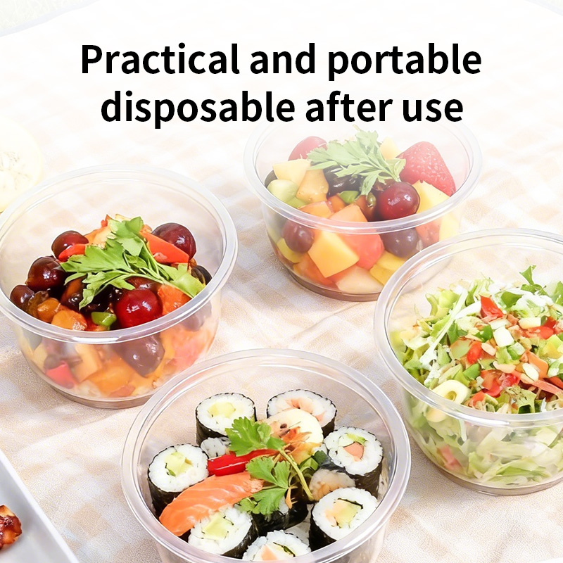일회용 플라스틱 그릇 투명 고강도 아이스크림 디저트 과 - Food Storage Meals 리뷰 및 가격