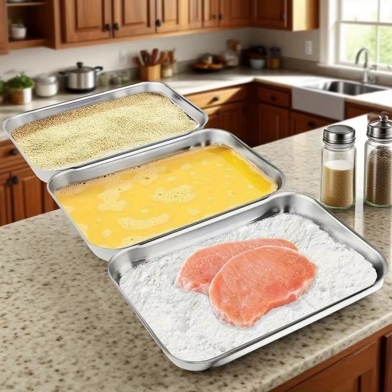 투명 뚜껑이 있는 3개 세트의 스테인리스 스틸 식품 보 - Food Storage Meals 리뷰 및 가격
