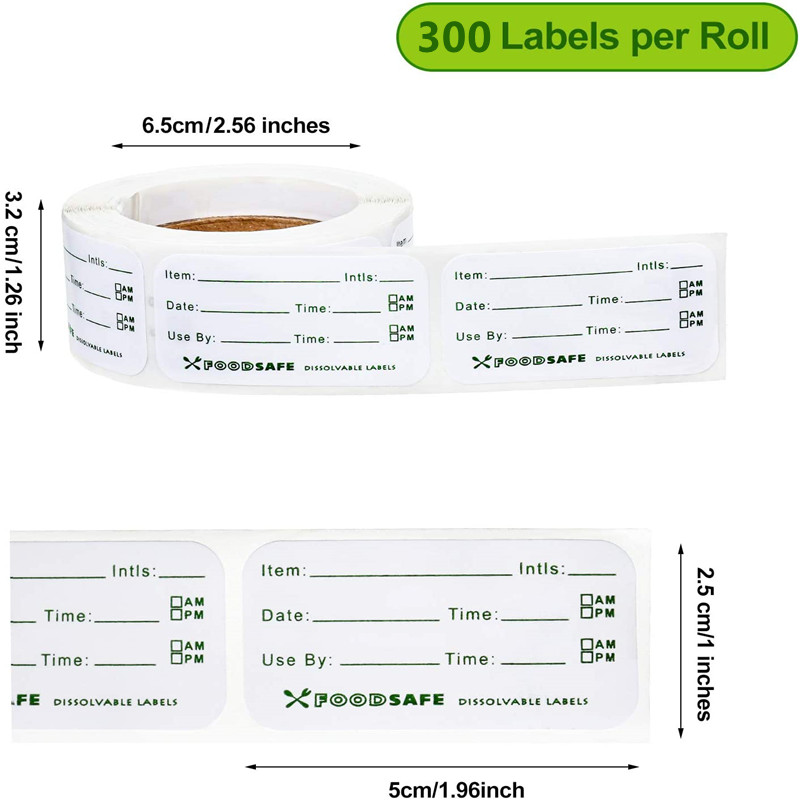 300/pcs 식품 저장 라벨 접착제 이동식 식품 라벨 - Food Storage Labels 리뷰 및 가격