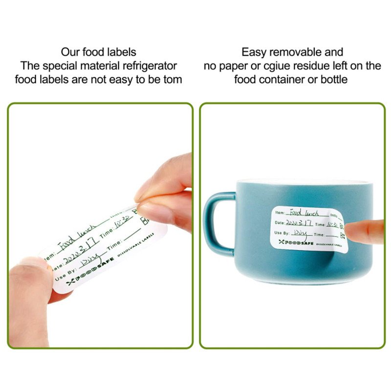 300/pcs 식품 저장 라벨 접착제 이동식 식품 라벨 - Food Storage Labels 리뷰 및 가격