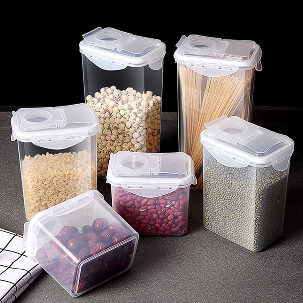 2개 세트의 투명 플라스틱 보관 용기, 주방 정리용,  - Food Storage Containers 리뷰 및 가격