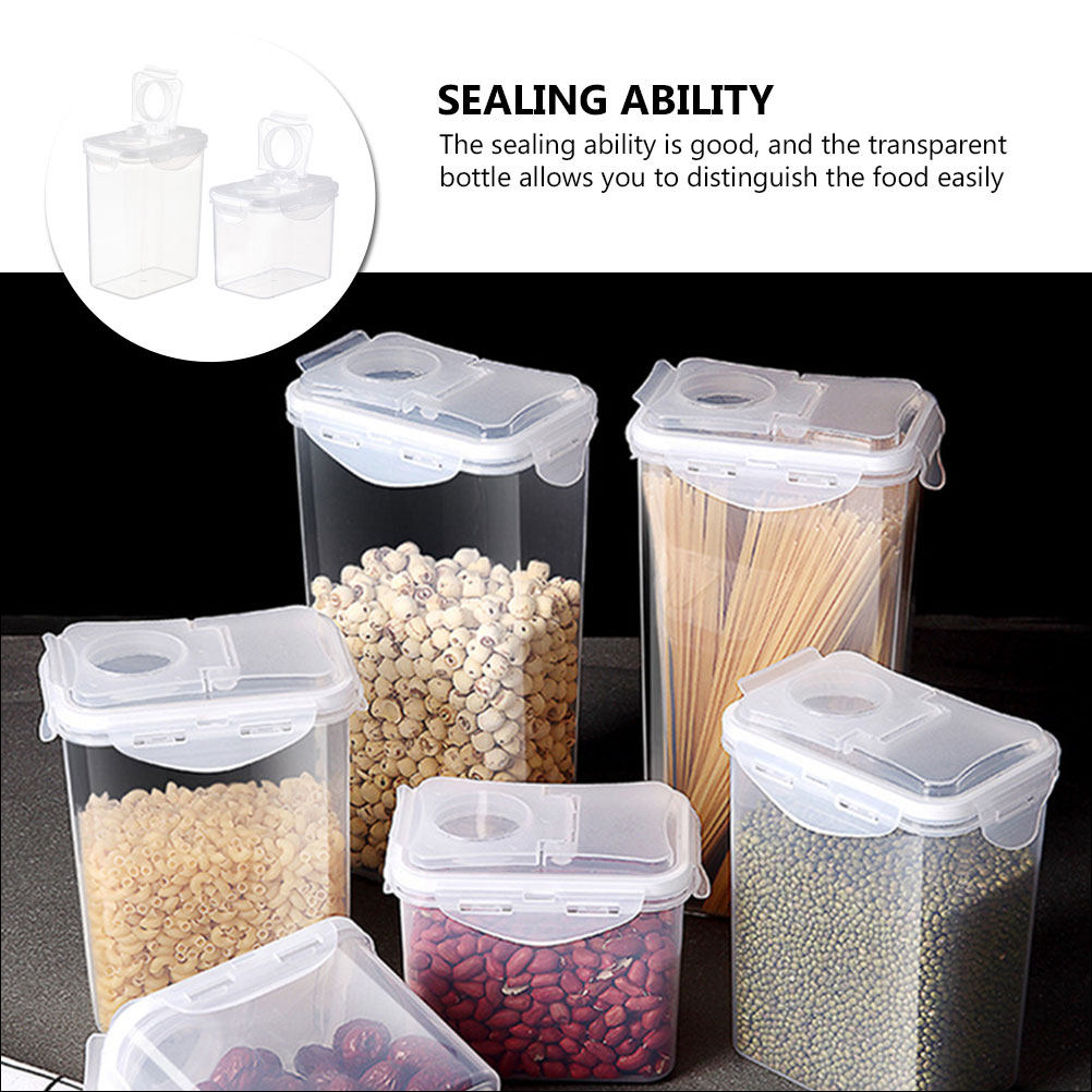 2개 세트의 투명 플라스틱 보관 용기, 주방 정리용,  - Food Storage Containers 리뷰 및 가격