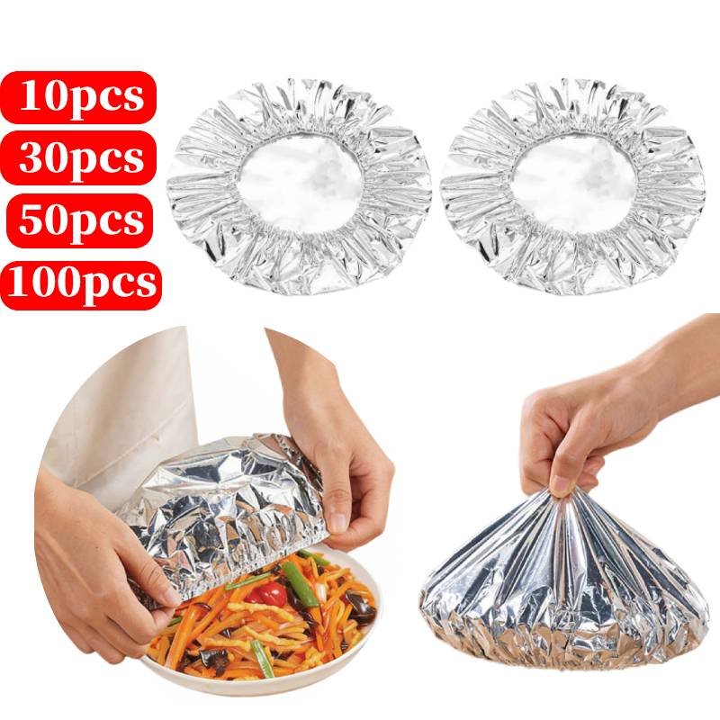 10-100PCS 반복 사용 가능한 필름 절연 커버,  - Food Storage Bag 리뷰 및 가격