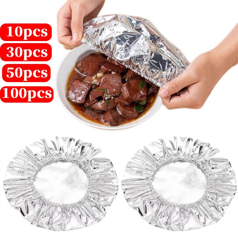 10-100PCS 반복 사용 가능한 필름 절연 커버,  - Food Storage Bag 리뷰 및 가격