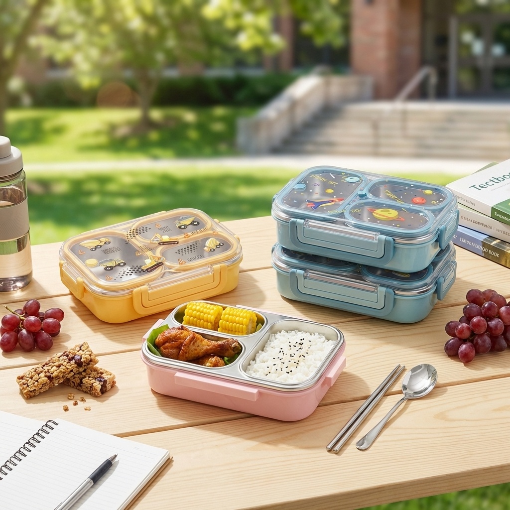 900ML 귀여운 304 스테인리스 스틸 분리형 도시락 - Food Storage Oven Safe 리뷰 및 가격